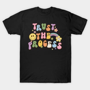 Trust the Process, Groovy 80's 70's, Vintage Peace Hippie, Retro T-Shirt